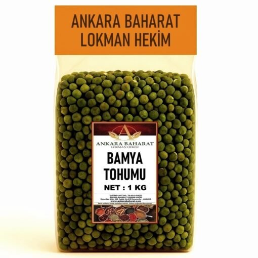 Bamya Tohumu - 1 Kg - Katkısız Temiz Elenmiş Doğal