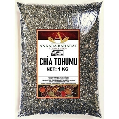 Chia Tohumu - 1 KG - Chia Seeds - Doğal