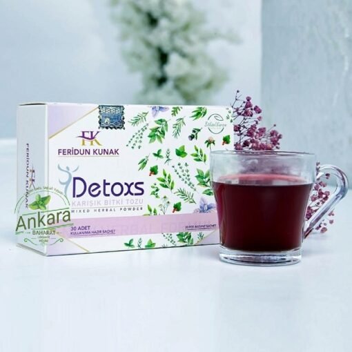 Feridun Kunak Detoks Çayı - 30 Adet - Detoxs Karışık Bitki Tozu Ankara - Orjinal