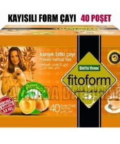 Kayısılı Bitki Çayı - 40 Süzen Poşet - Shiffa Home - Fitoform - Aksu Vital - Kayısı Çayı