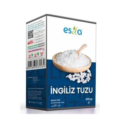 İngiliz Tuzu - 200 Gram - Esila - Epsom Salt - Magnezyum Sülfat