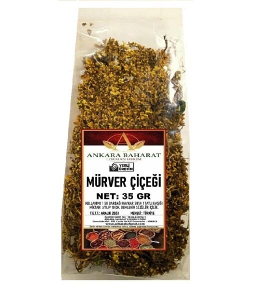 Mürver Çiçeği - 35 Gram - Kara Mülver Bitkisi