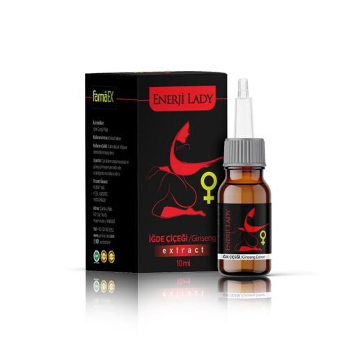 Enerji Lady - My Farmaex - iğde çiçeği - ginseng ekstraktı - 10 ml