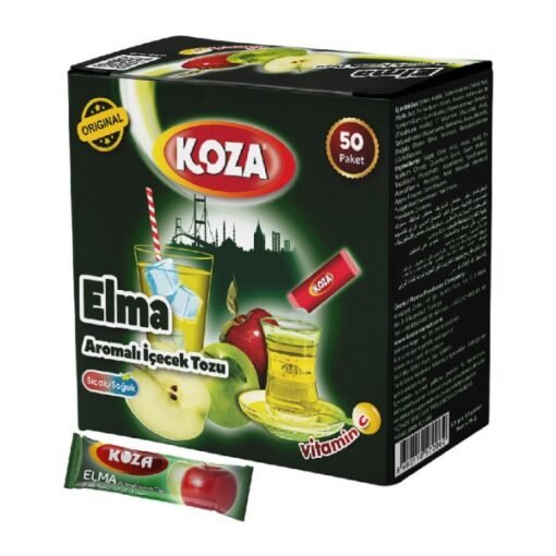 Koza Elma Aromalı Tek İçimlik Toz İçecek – 50 Adet