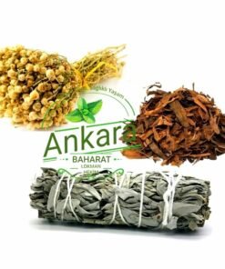 Nazarlık Doğal Tütsü - 1 Demet Üzerlik Otu - 1 Bağ Adaçayı - 50 Gram Buhur