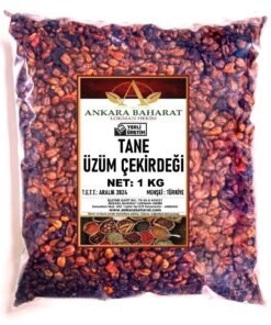 Siyah Üzüm Çekirdeği Tane - 1 KG