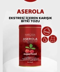 Aserola Ekstresi içeren Karışık Bitki Tozu - Narcissa Aserola Detoks Çayı – 200 gram – Ankara Acerola – Orjinal