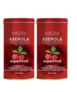 Narcissa Aserola Ekstresi Içeren Karışık Bitki Tozu - 2 Adet - 200 Gram - Superfood