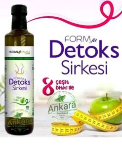 Detoks Sirkesi - Herbal Palace - Form Fit Detox - Doğal Fermente 500 ML