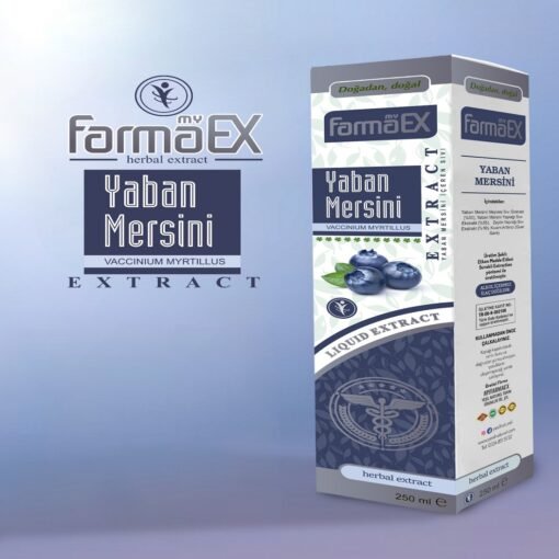 Yaban Mersini Sıvı Ekstresi – My Farmaex Sıvı Ekstraktı – 250 ml