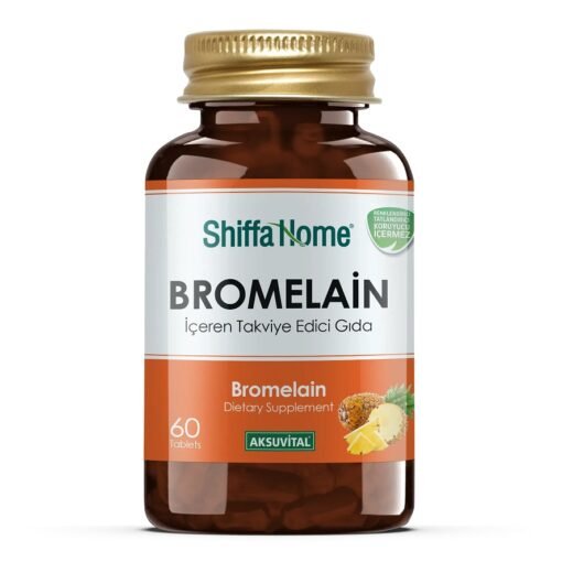 Bromelain Tablet - Aksu Vital - 60 Kapsül - Shiffa Home