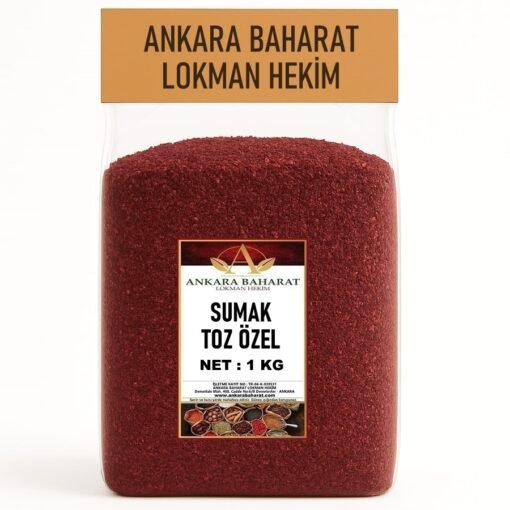 Sumak Toz - 1 KG - Doğal Özel Yapım Sumak Tozu