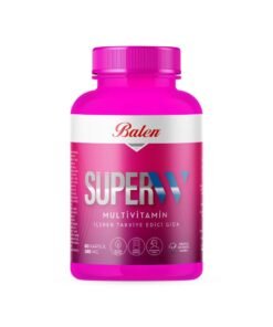 Süper W Multivitamin Kapsülü – Balen – 585 mg – 60 Kapsül