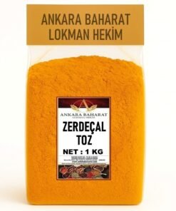 Zerdeçal Toz - 1 KG - Taze Öğütülmüş Doğal Katkısız Zerdeçal Tozu