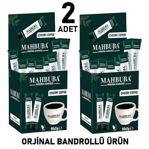 2 Paket - Mahbuba Hindiba Detox Kahvesi – 120 Adet Kullanımlık – 240 Gram – Chicory Coffee