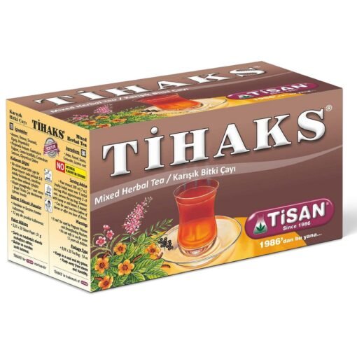 Tihaks Karışık Bitki Çayı - Tisan - 20 Adet Süzen Poşet - Tilaks
