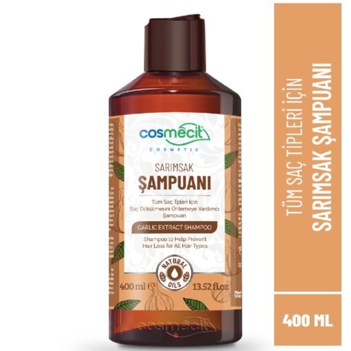 Sarımsaklı Şampuan - 400 ML - Cosmecit Sarımsak Şampuanı