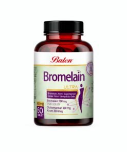 Bromelain Ultra - Balen - 60 Kapsül - Krom Glukomannan Bromelain Tablet
