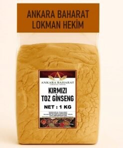 Ginseng Toz - 1 KG - Kırmızı Saf Öğütülmüş Katkısız Ginseng
