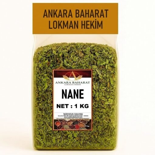 Nane - 1 KG - Doğal Kurutulmuş Katkısız Kuru Nane