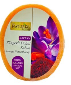 Safran Süngerli Doğal Sabun – Naturix – 150 Gram