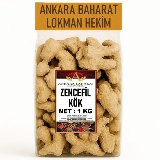 Zencefil Kök Çayı - 1 KG - Kurutulmuş