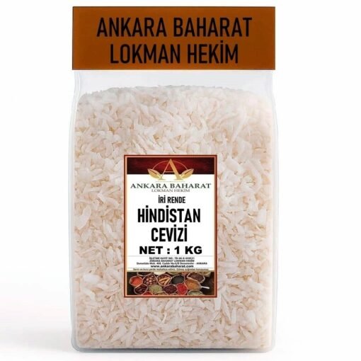 Hindistan Cevizi - 1 KG - İri Rende Yağlı Beyaz