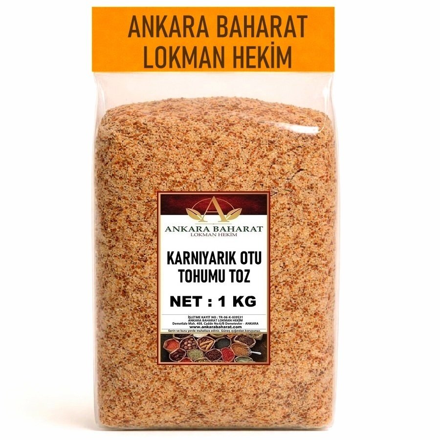 Karnıyarık Otu Tohumu Tozu – Psyllium – 1 KG