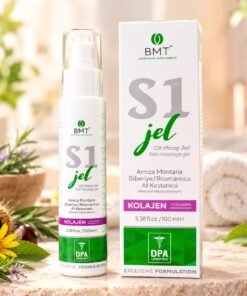 S1 Masaj Jeli - 100 ML - Glukozamin - Arnica - Biberiye - Collagen Krem - Biomet