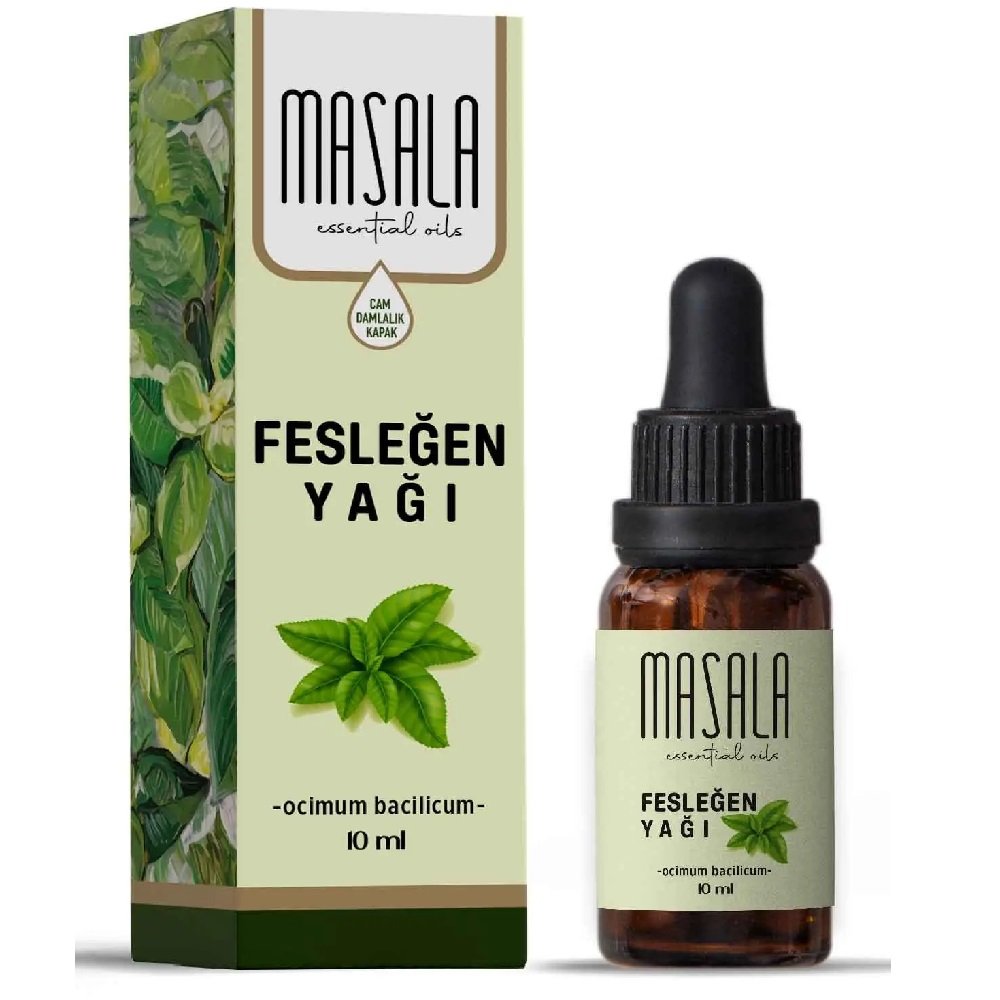 Fesleğen Yağı - 10 ML - Masala - Basil Essential Oil